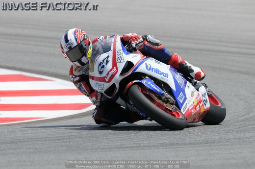 2010-06-26 Misano 3088 Carro - Superbike - Free Practice - Shane Byrne - Ducati 1098R